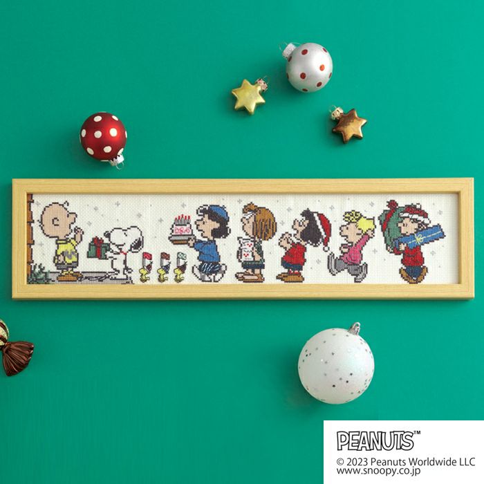 クロスステッチフレーム＜スヌーピーのハロウィン＞ | リバティ 生地