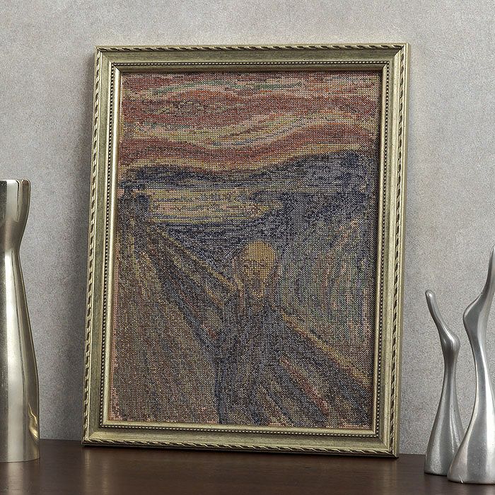 クロスステッチフレーム＜私のアトリエ＞ | リバティ 生地、編み物