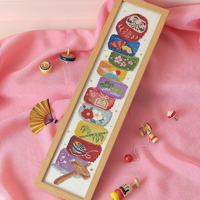 クロスステッチフレーム＜ピーターラビット（TM）となかまたち