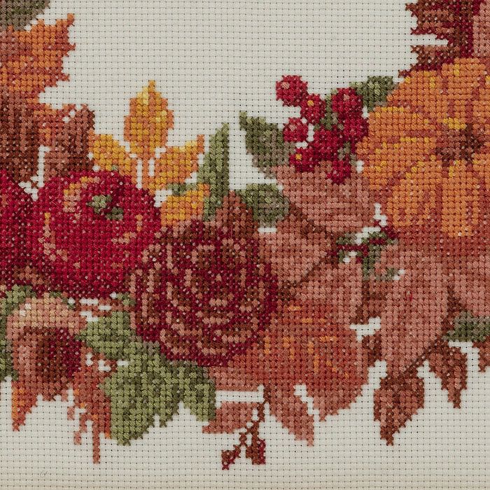 クロスステッチフレーム＜オータムハーベストのリース＞ | リバティ