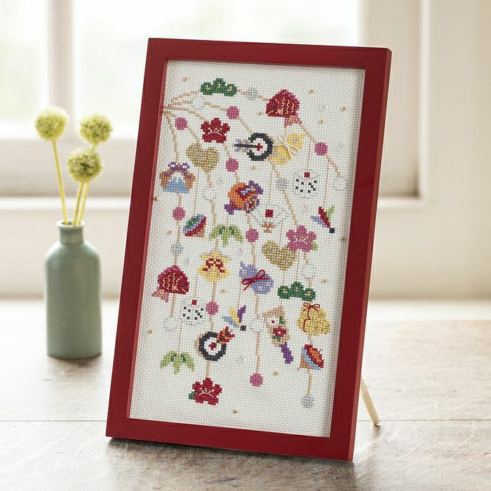 クロスステッチフレーム＜十二支のつるし飾り＞ | リバティ 生地