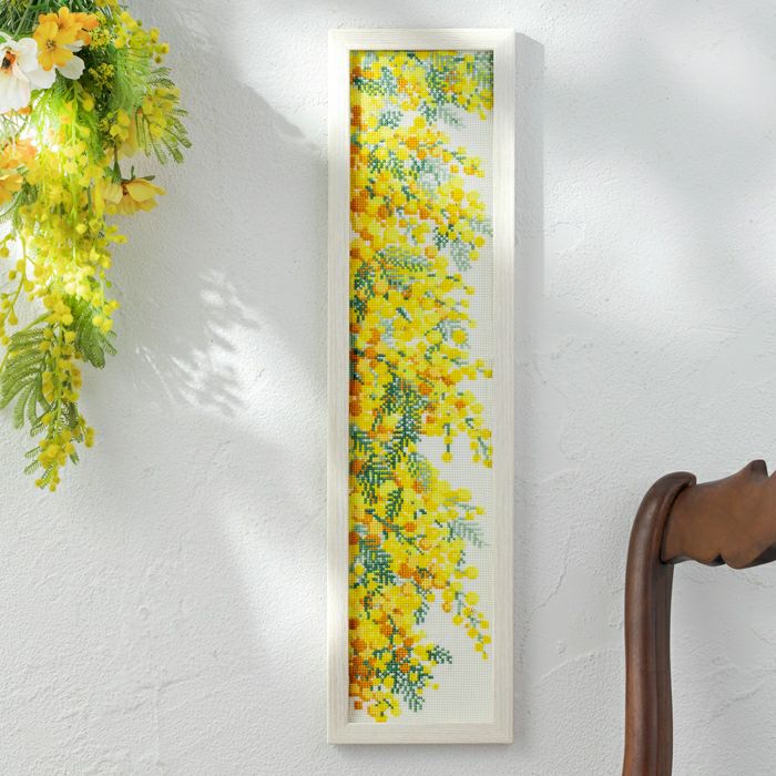 クロスステッチフレーム＜サンタからのプレゼント＞ | リバティ 生地