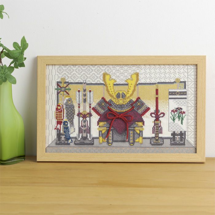 クロスステッチフレーム＜憧れのお庭から＞ | リバティ 生地、編み物