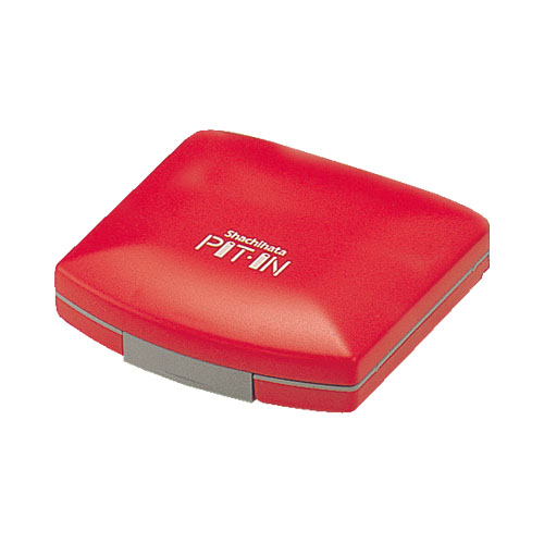 印章ケースピット・イン(エコス) コンパクトタイプ レッド|CPN-1EC