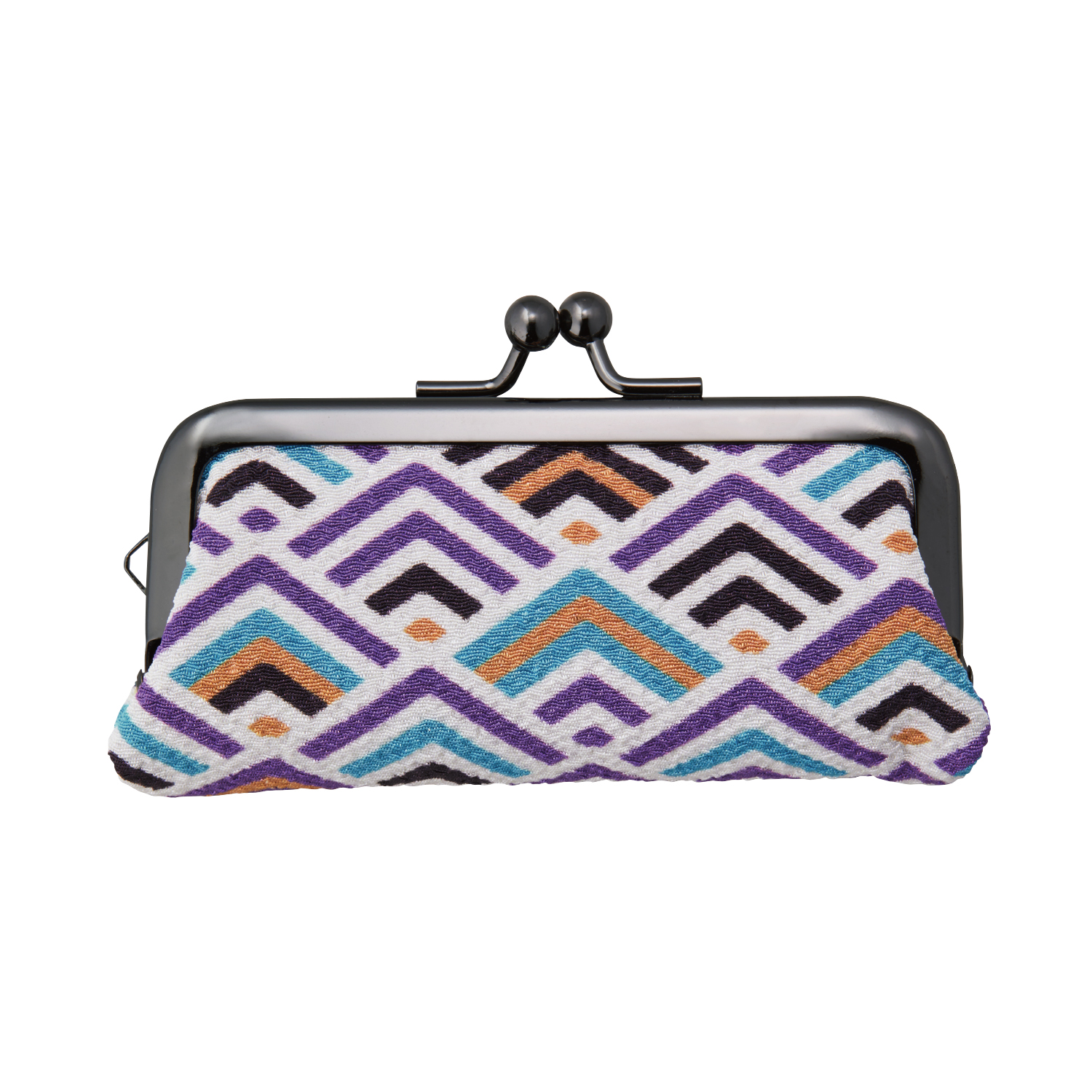 印鑑ケース 横入 菱青海波柄（青）|THC-FH22-HS|商品カタログ