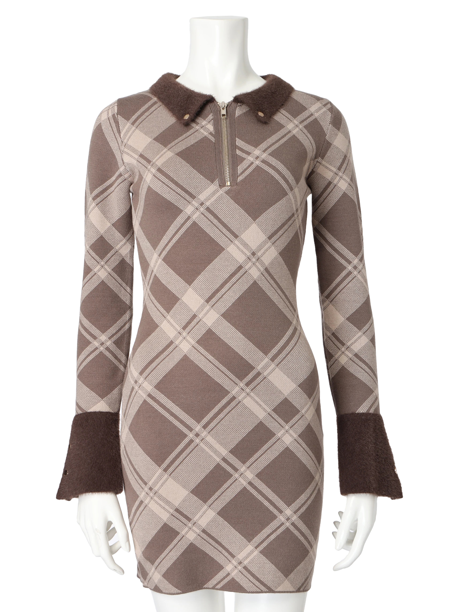 LIP SERVICE（リップサービス）｜ フェザーカラーチェックニット