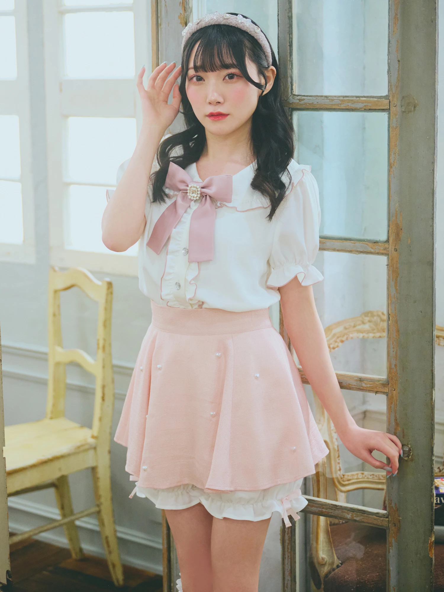 ハートパールかぼちゃパンツスカパン - Ank Rouge(アンクルージュ)の