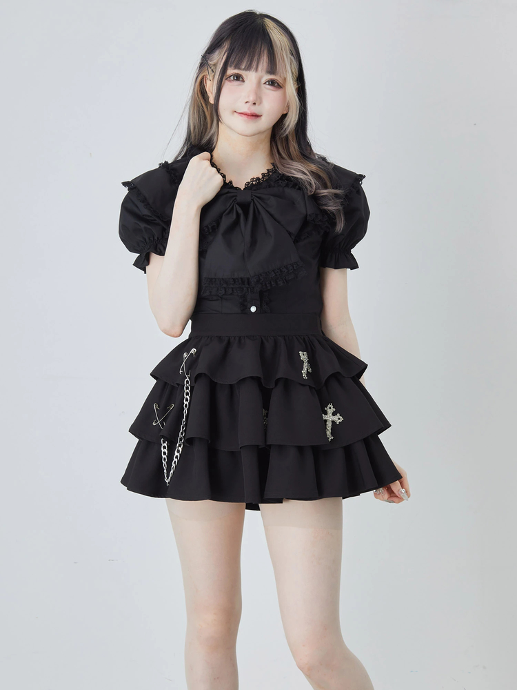 クロスモチーフティアードスカパン - Jamie エーエヌケー(ジェイミー