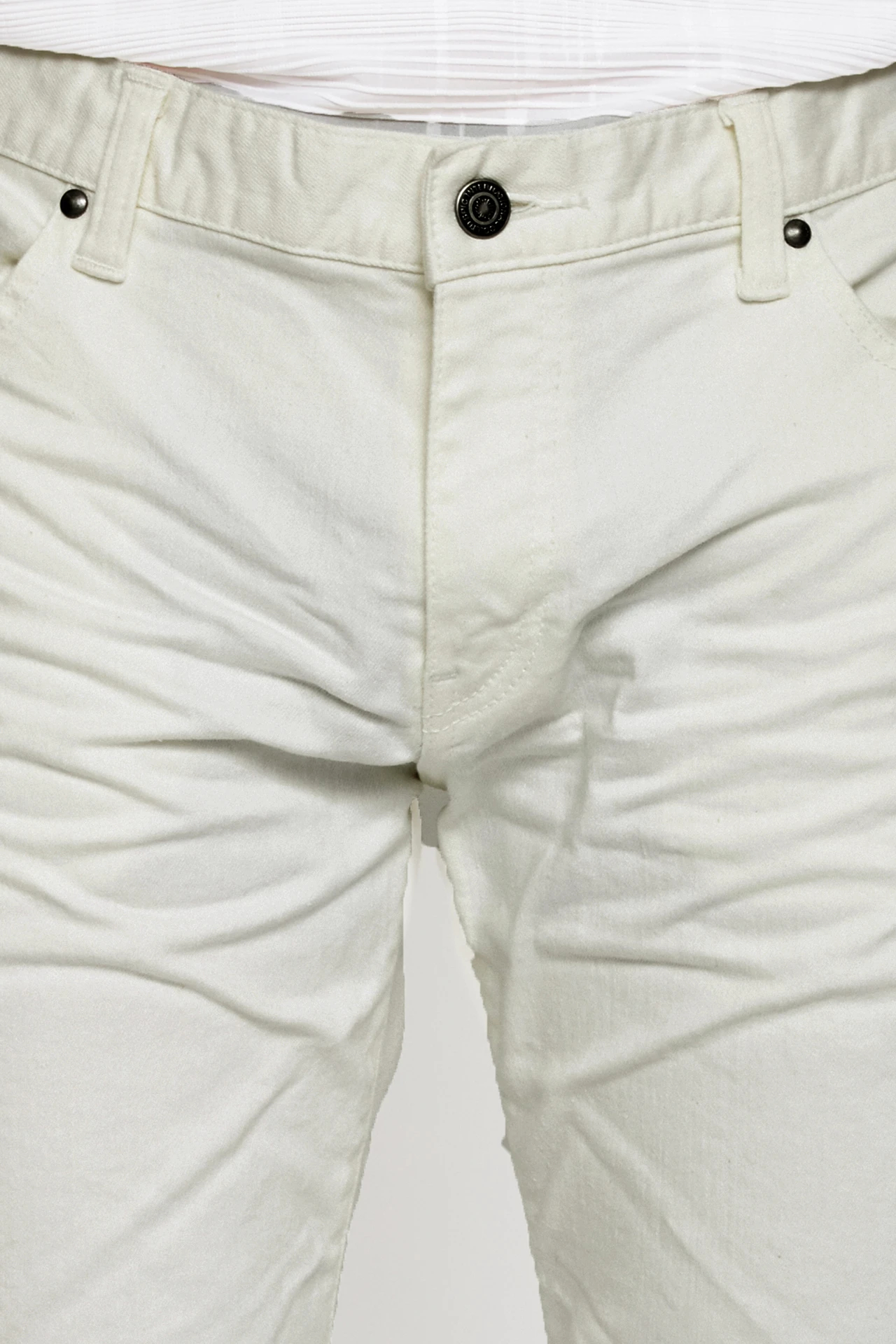 TORNADO MART∴ホワイトシェービングスキニーデニム / TORNADO MART