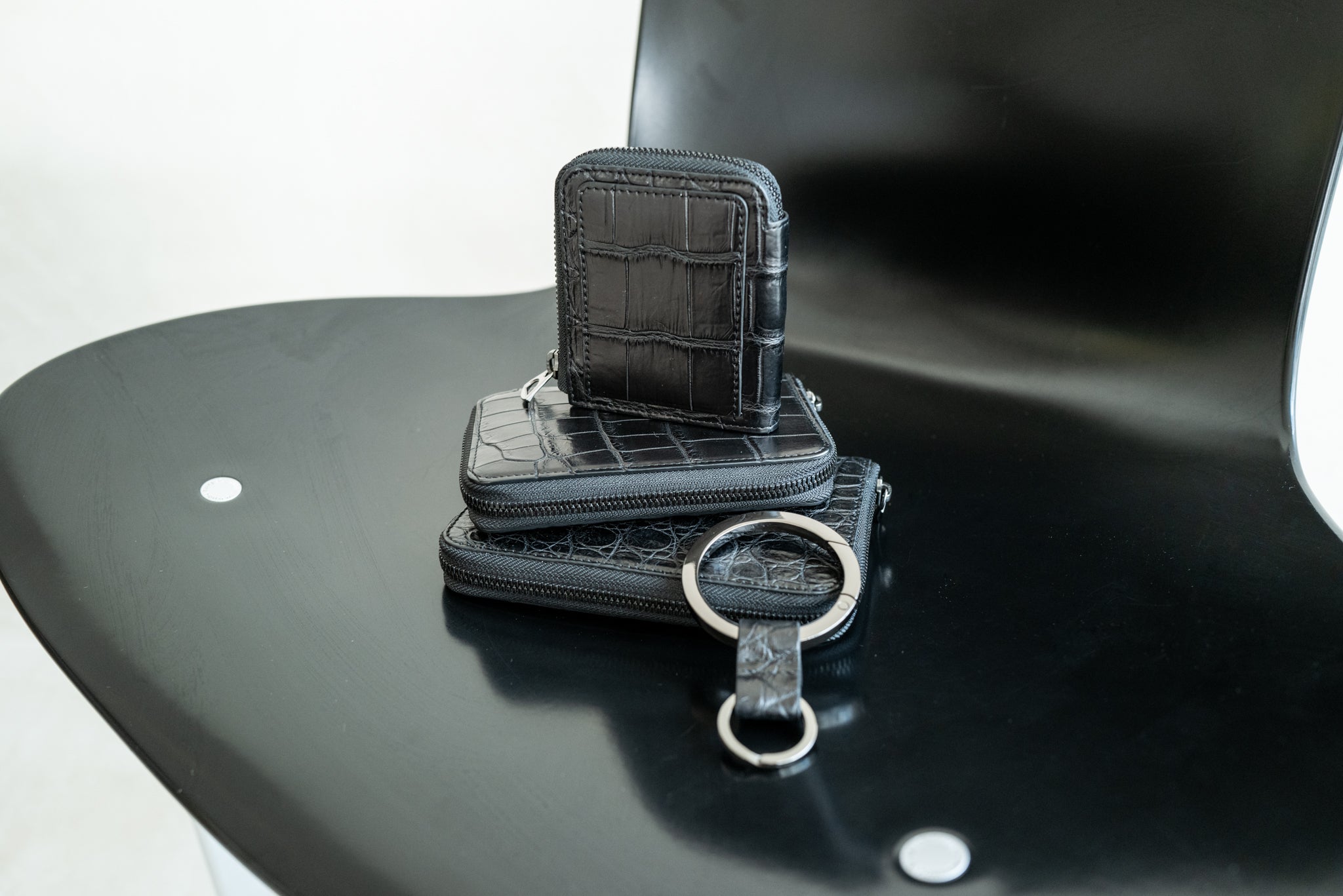 CROCO BLACK COLLECTION (クロコダイルレザー ブラックコレクション