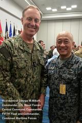 南雲統合作戦司令官が、米中央軍指揮官交代式に参加（8月9日）｜J