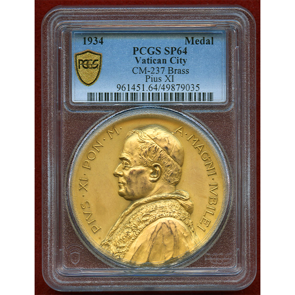 JCC | ジャパンコインキャビネット / バチカン市国 1934年