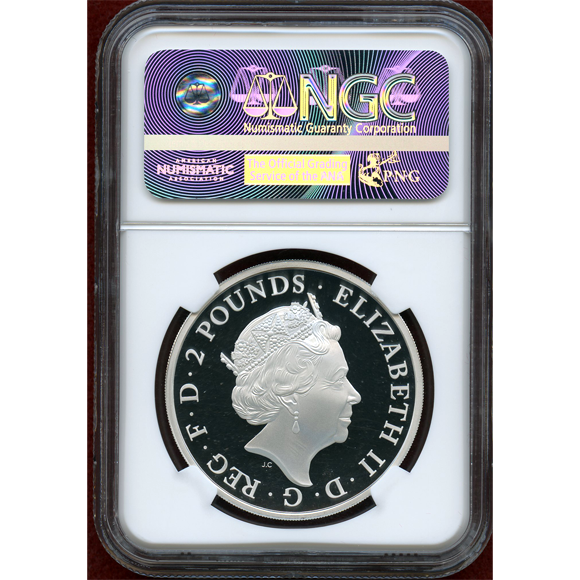 JCC | ジャパンコインキャビネット / イギリス 2015年 2ポンド 銀貨