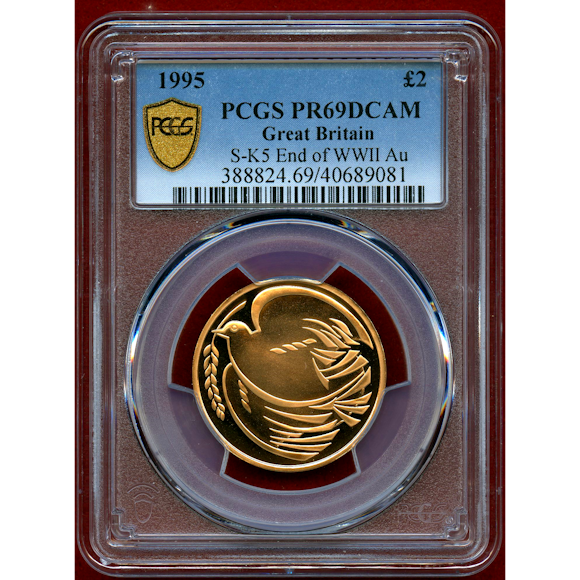 JCC | ジャパンコインキャビネット / イギリス 1995年 2ポンド 金貨 第