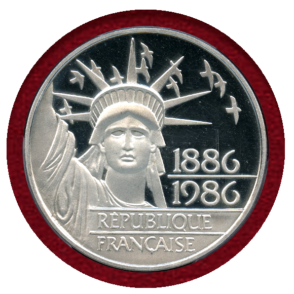 JCC | ジャパンコインキャビネット / フランス 1986年 100フラン 銀貨