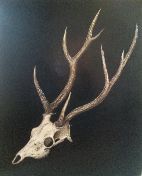 鹿の頭骨」 by 末永秀人｜Artmeter｜暮らしを彩るアートが、きっと見つかる