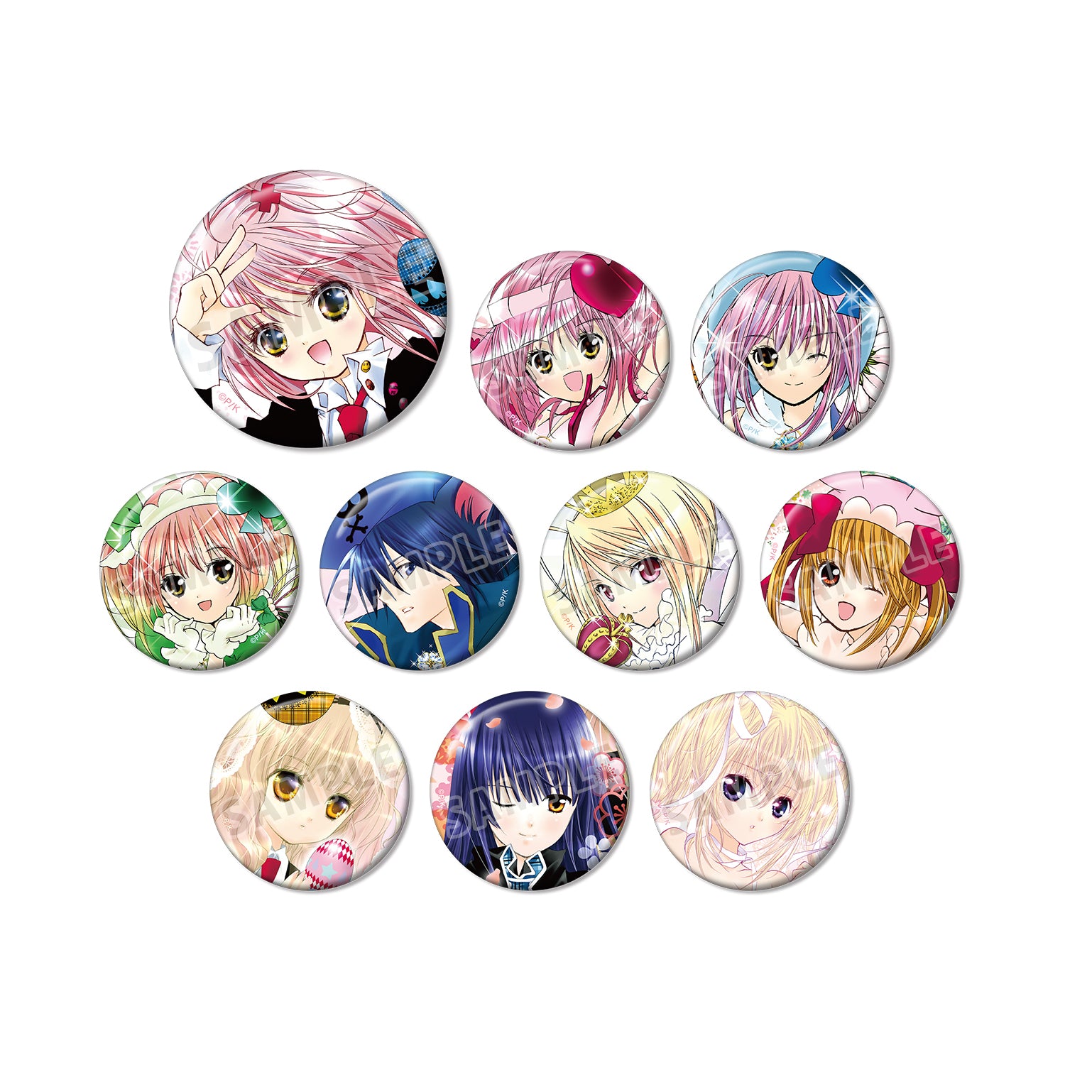 しゅごキャラ！ トレーディングカラーイラスト缶バッジ vol.2 - Tokyo