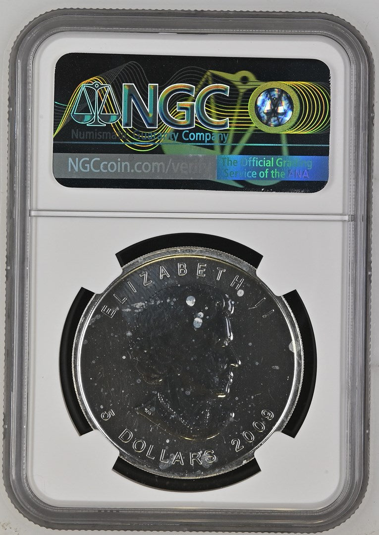 Canada Silver 2009 $5 Maple Leaf Tower Bridge of London Privy MS 1oz,