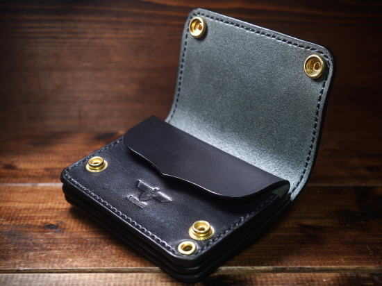 TRWS-PB パイソンスキンのトラッカーウォレット