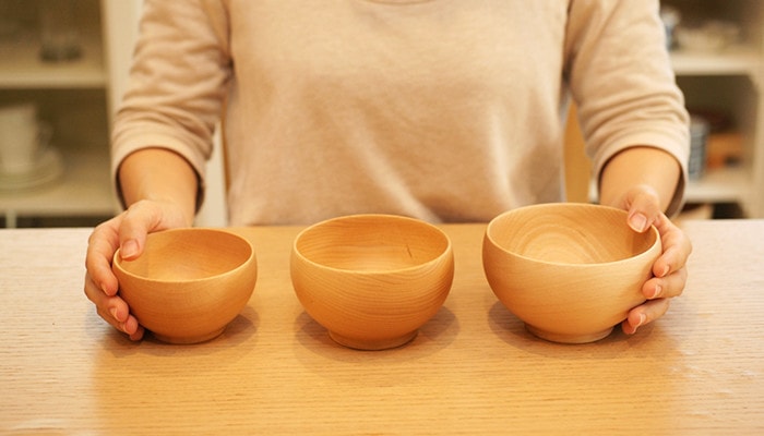 ほっこり可愛い♪木製のお椀 薗部産業めいぼく椀