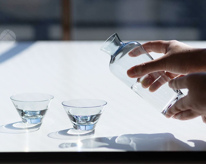 Sghrスガハラのガラス酒器セット お洒落な日本酒の徳利・グラス
