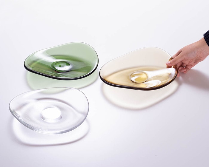 Sghr スガハラのtutti(トゥッティー)ガラスのプレート