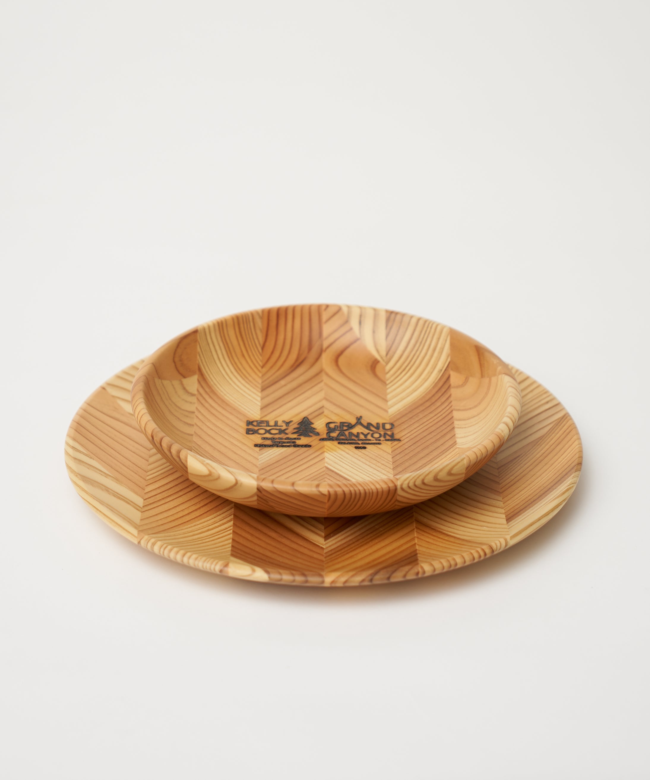 KELLY BOCK×GRANDCANYON別注 矢羽木製ラウンドプレート – GRAND CANYON
