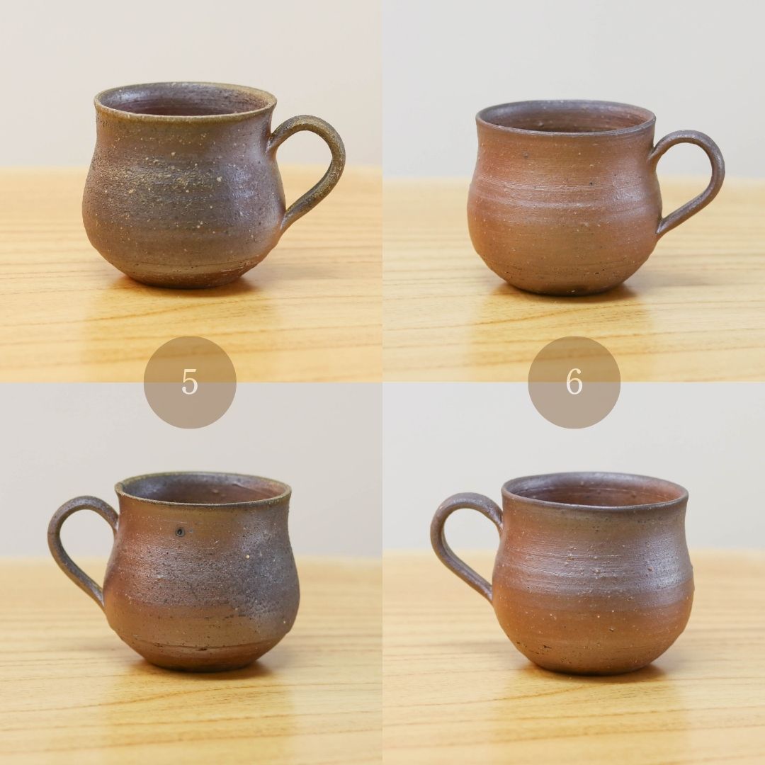 備前焼 | コーヒーカップ1点もの | 紫蘇 | 森一朗