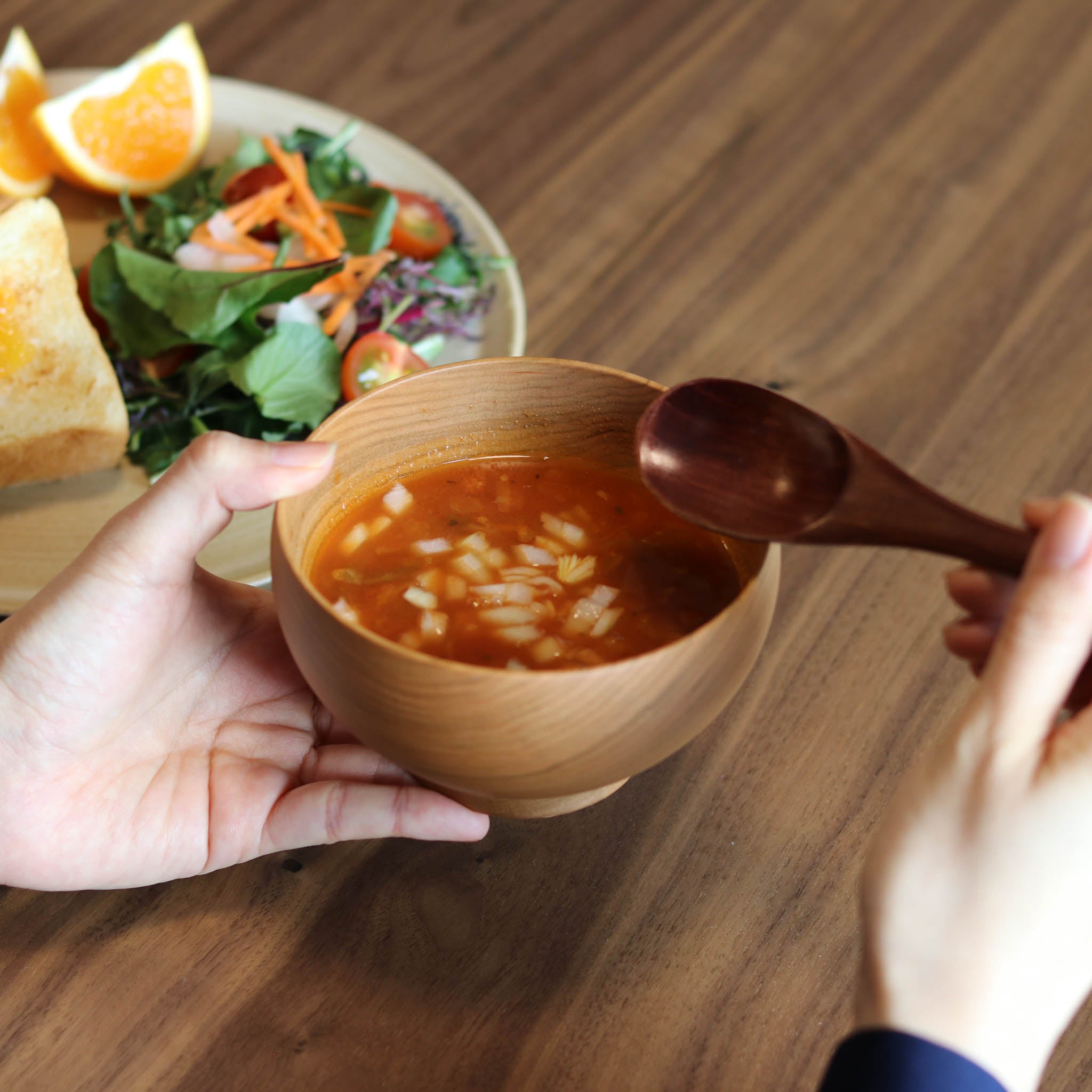 お椀 | めいぼく椀 中 | さくら | 薗部産業