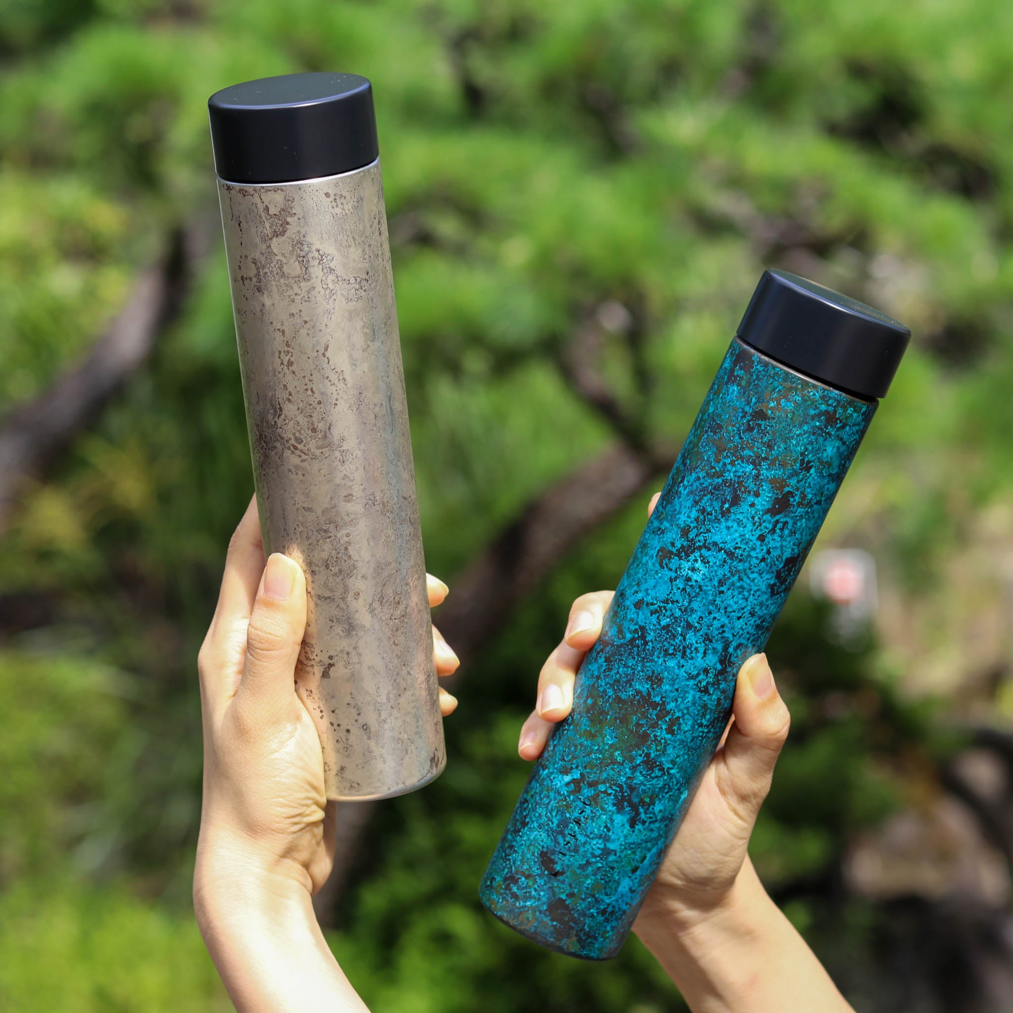 燕三条 水筒 | TSUTSU ステンレスタンブラー 360ml | Antique Silver | SUS