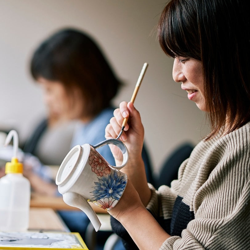 九谷焼 | マグカップ | ピンク花うらら | 虚空蔵窯