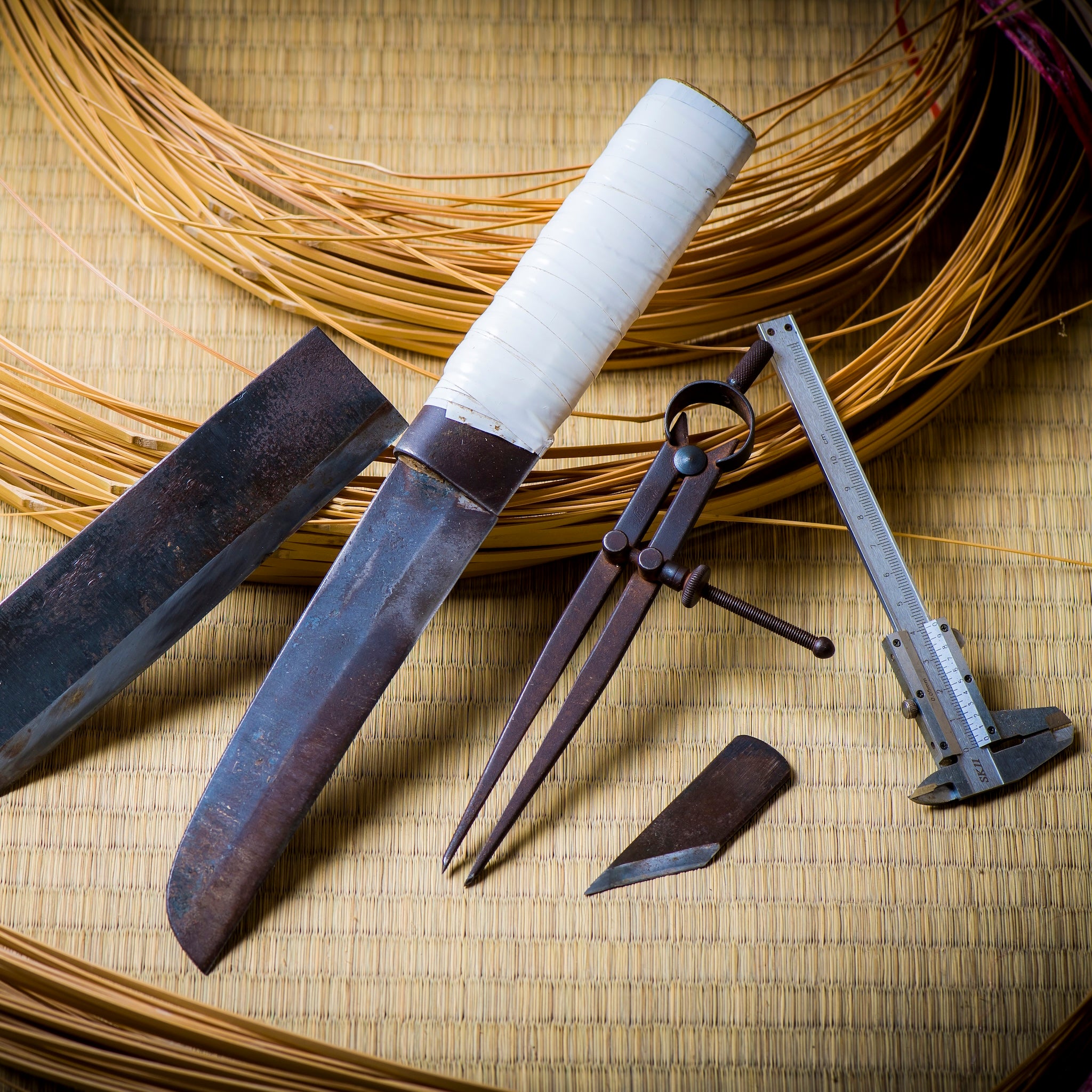 別府竹細工 竹かご | 花六ツ目鉄鉢 | 大 | 山下工芸