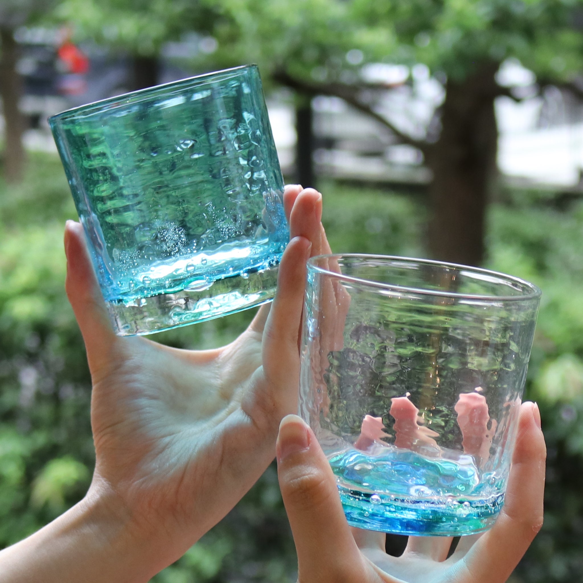 琉球ガラス | オーシャンロックグラス | グリーン