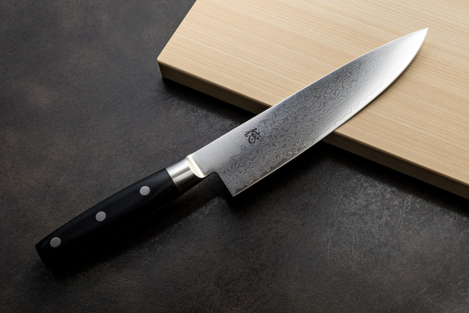 天味寿楽 三徳165mm VG10 ダマスカス 中古品 天味寿楽 三徳165mm VG10