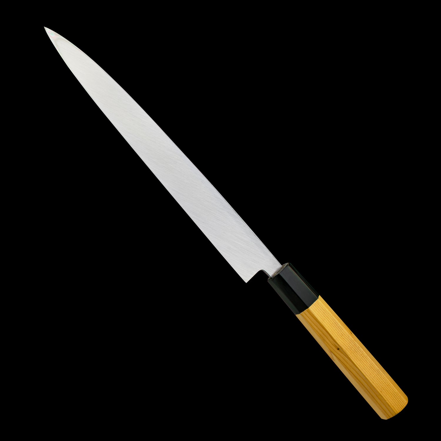 包丁の堺徳｜柳刃包丁 堺打刃物 白二鋼 一位八角柄
