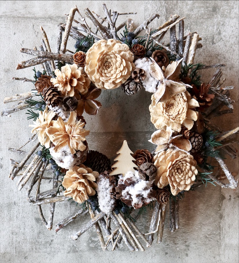 リース スワッグ ドライフラワー | Jardin de Katz