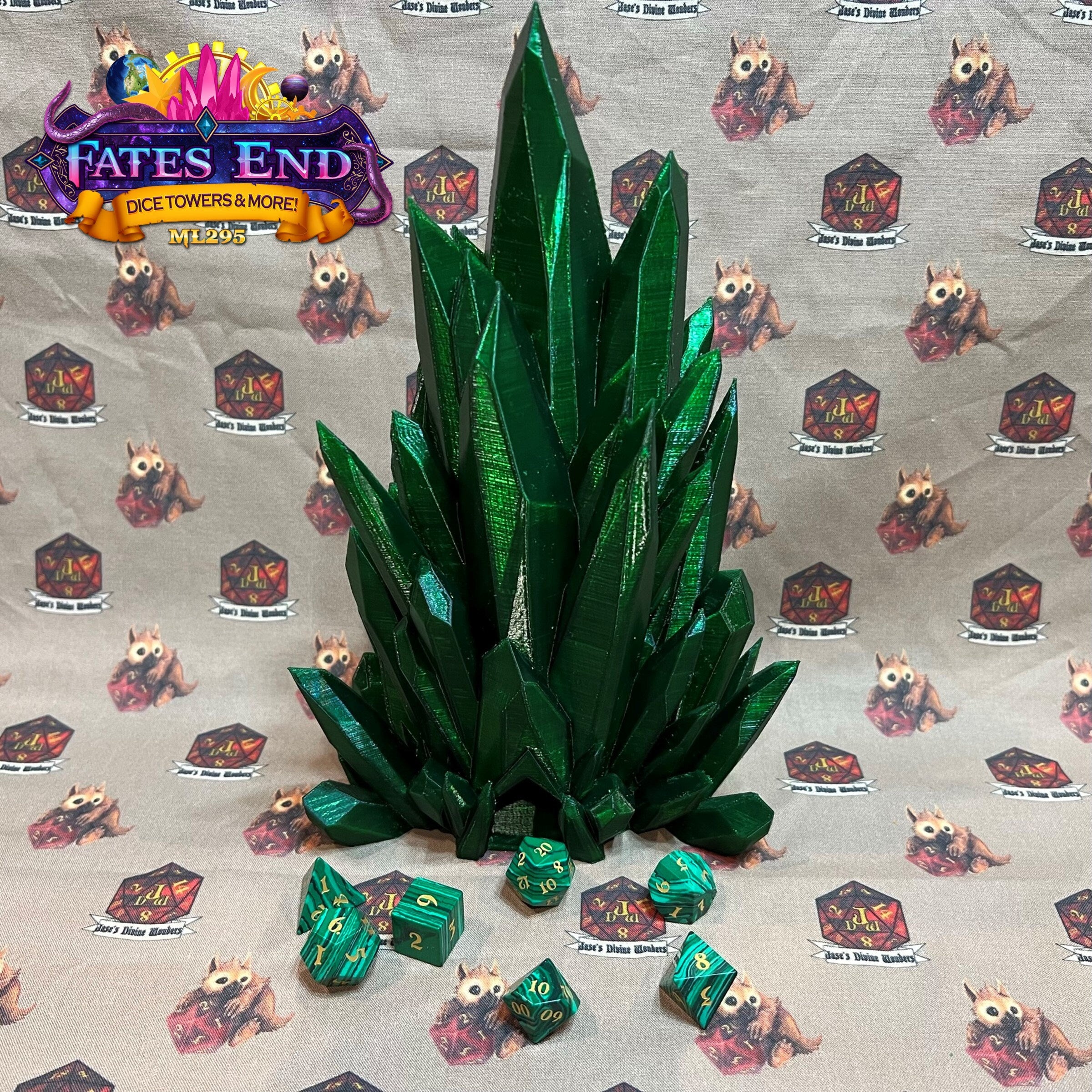 Fates End Crystal Dice Tower – Jase's Divine Wonders