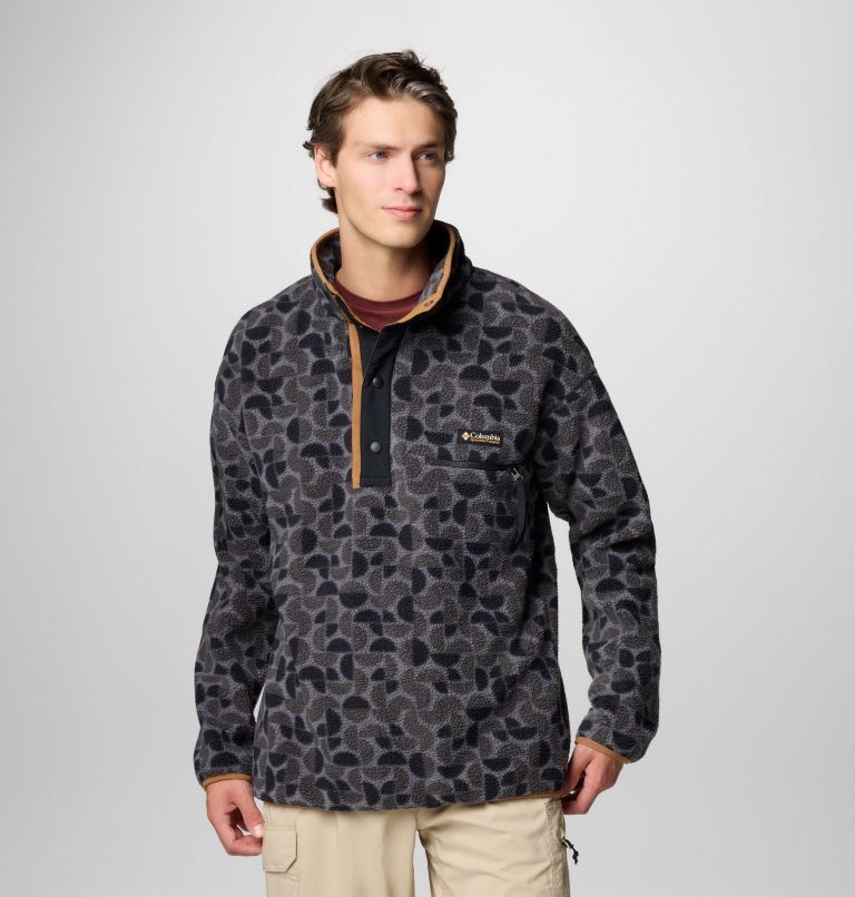 Columbia Men's Helvetia Ii Printed Half Snap Fleece Pullover