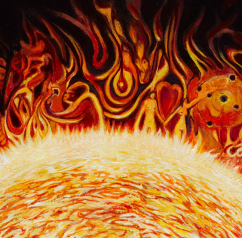 Sea Zen of Tranquility - Original Painting on Wood by Jay Alders