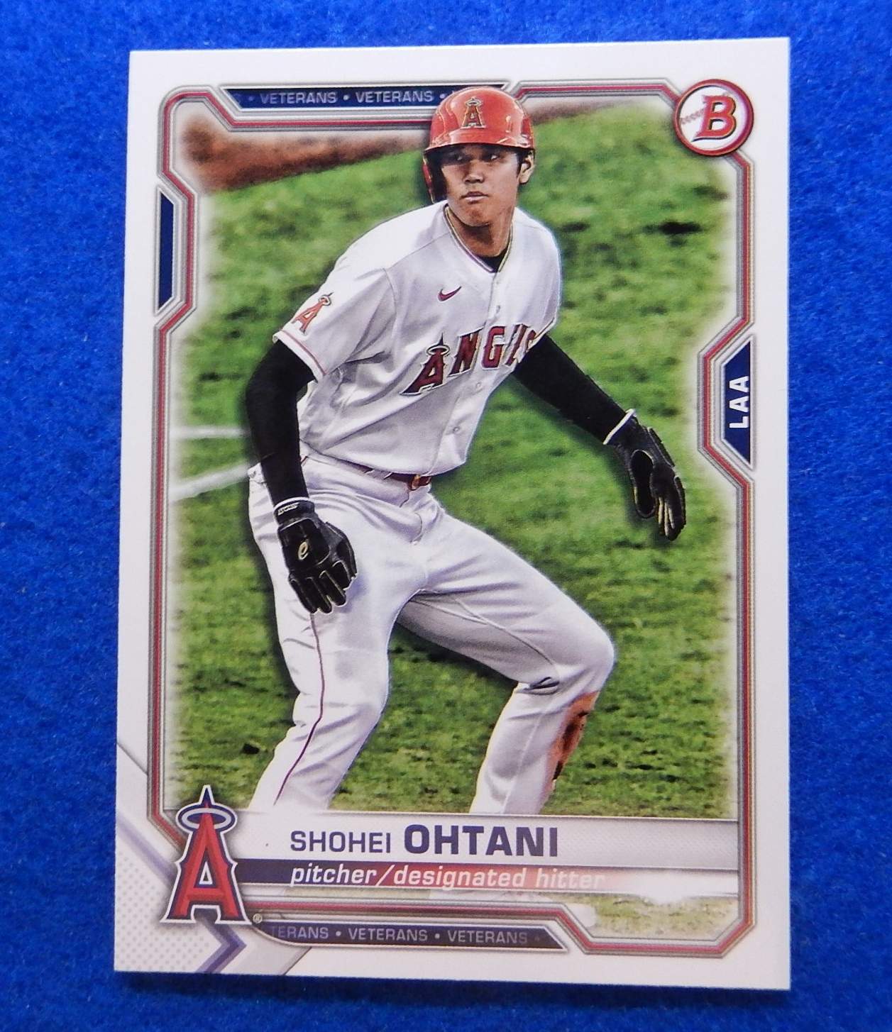 SHOHEI OHTANI 2021 Bowman Los Angeles Angels Baseball Card #85
