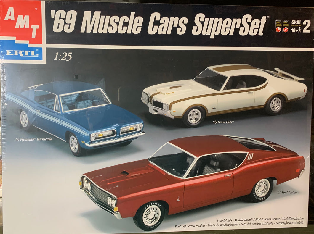 1969 Muscle Cars SuperSet 1/25 1999 Issue – J-BarHobbies