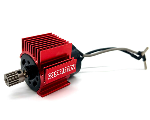 Arrma GRANITE GROM mega 4x4 - Motor (380 brushed) pinion heatsink