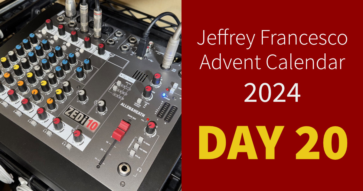 あの頃は「とりあえず」のつもりで購入した ALLEN & HEATH ZEDi-10