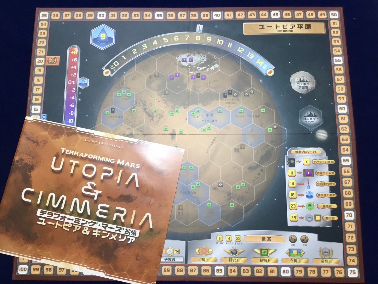 ゲーム紹介]テラフォーミング・マーズ拡張 ユートピア＆キンメリア