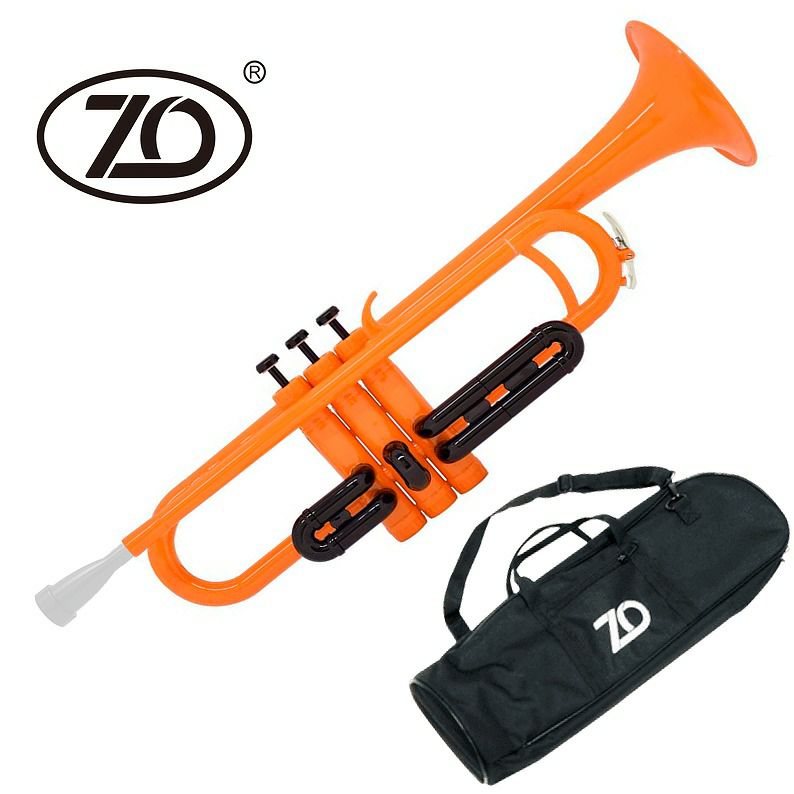 ZO TP-10BK DBL プラスチックトランペット ダークブルー / ブラック