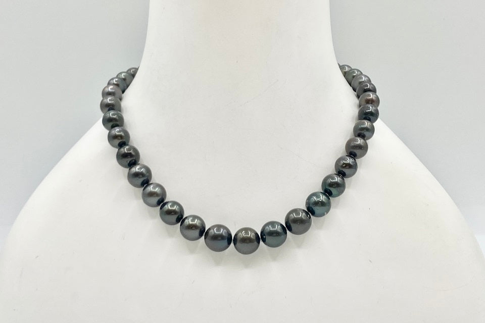 Black Pearl K14WG黒蝶真珠ネックレス(No.128564) – JEX宝石ギャラリー