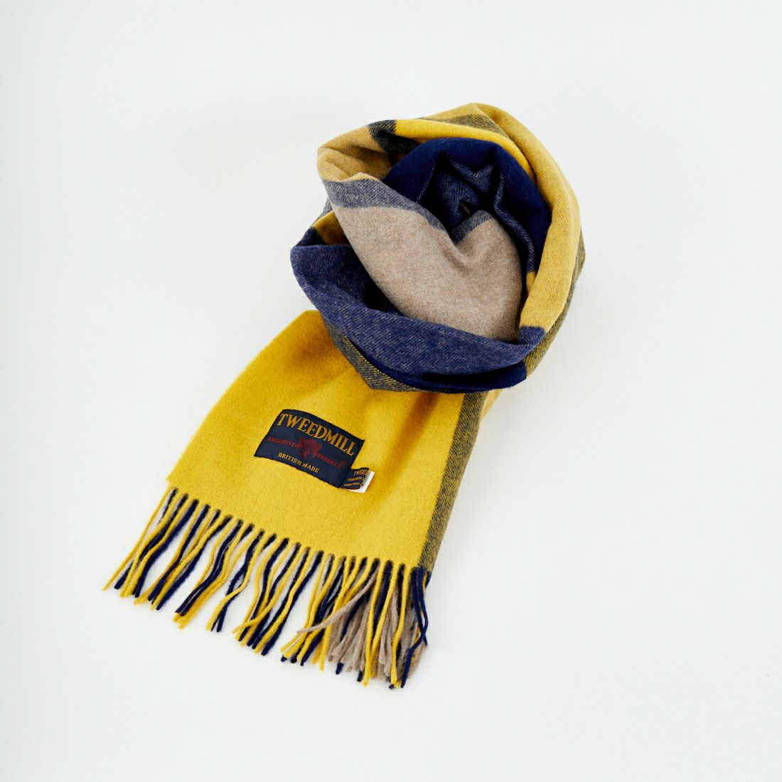 TWEED MILL [ツィードミル] 大判ストール [70-190-WP]｜ジーンズ