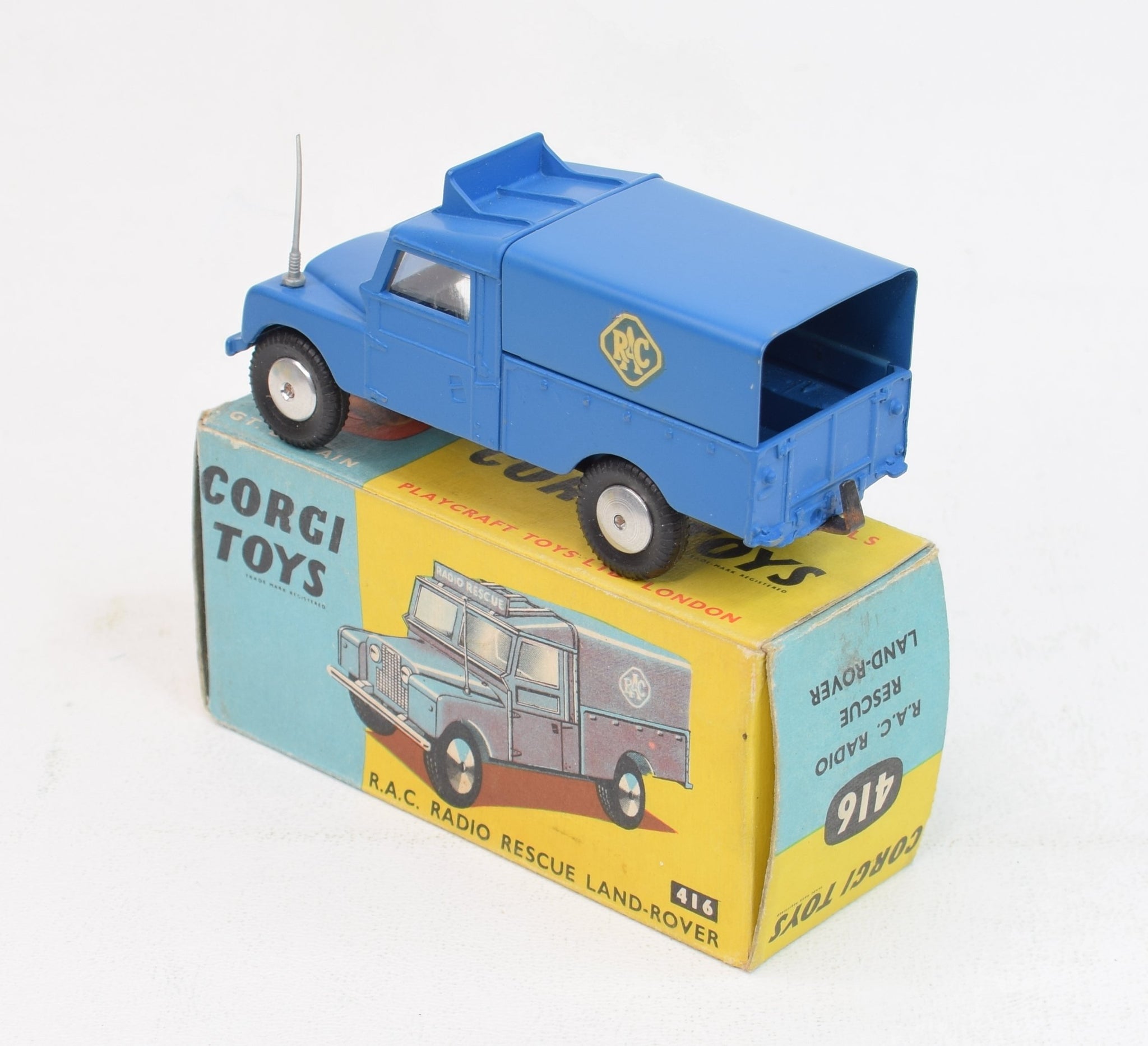 Corgi Toys 416 R.A.C Land-Rover Virtually Mint/Boxed – JK DIE-CAST