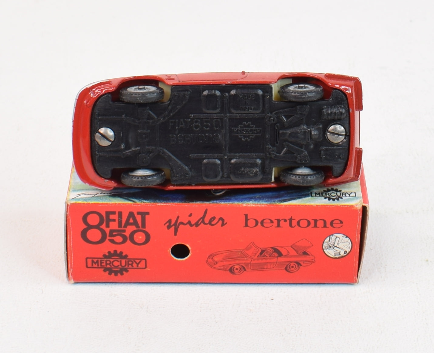 Mercury art 12 Fiat 850 Spider 1000 Virtually Mint/Boxed – JK DIE