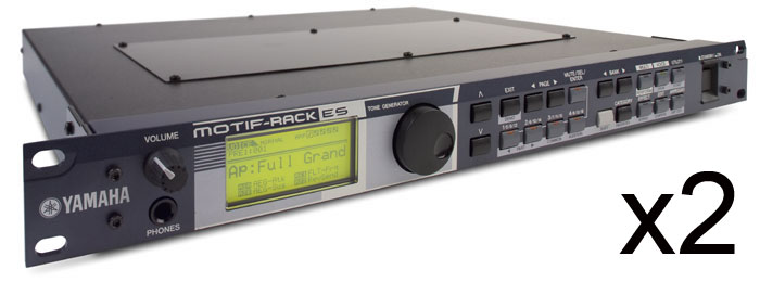 Dual Yamaha Rack Motif ES Arpeggiators – Jim Atwood in Japan